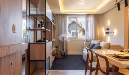 Apartamento 1 dormitório/suíte, 48,36m², 1 vaga no Bairro Bavária em Gramado