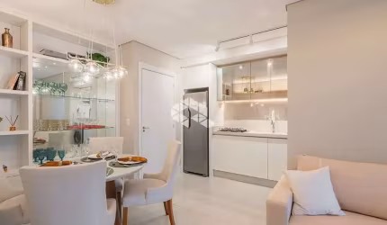 Apartamento de 11º andar, com vista panorâmica para Guaíba, com 2 dormitórios e sacada com churrasqueira