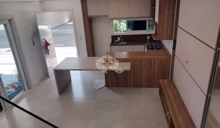 Casa estilo sobrado no condomínio Sunset, bairro Niterói - Canoas
