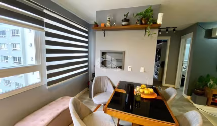 Apartamento dois quartos mobiliado no bairro Fatima, Canoas.