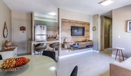 Apartamento semi mobiliado 3 dormitórios com box