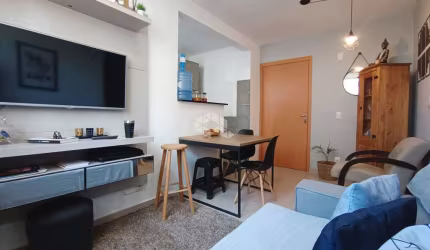 Lindo apto 2 dormitórios com vaga, elevador e infra completa na zona norte POA