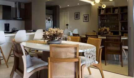 Apartamento mobiliado à venda no Itacorubi com 3 quartos (1 suíte) e escritório