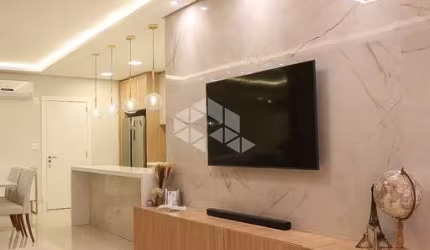 Apartamento com 03 dormitórios/quartos, sendo uma suíte, finamente mobiliado.