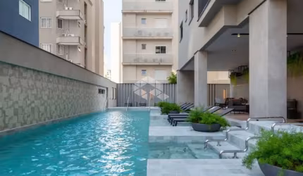 Flat com 40m2 na Meia Praia