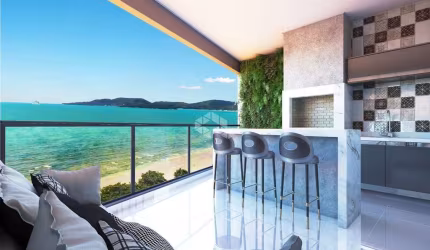 Apartamento Balneário Perequê, 3 suítes, 1 suíte master com hidro, sacada com churrasqueira 129 m², área de lazer completa, 2 vagas de garagem
