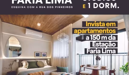 Studio á venda 24m² C/ 1 Dormitório Pinheiros