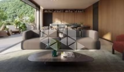 Apartamento com 2 dormitórios, sendo 2 suítes com churrasqueira em Santo Antônio de Lisboa