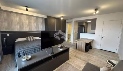 Studio mobiliado a venda na Chácara Santo Antonio com 47 metros, 1 dormitórios, 1 vaga