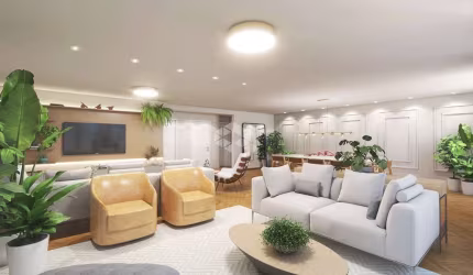 Apartamento em Higienópolis, com 220 m²,  03 suítes e 02 vagas, próximo ao metrô