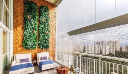 Apartamento para venda no Morumbi, 243 metros com 4 suítes e 4 vagas, Condomínio Duo Morumbi