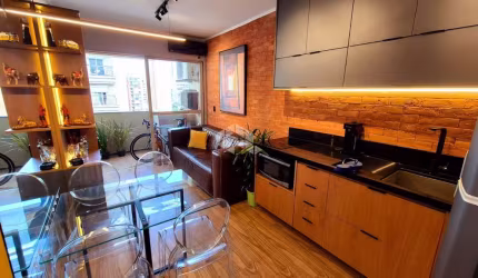 VENDA Apartamento MOBILIADO com 33m² 1 dormitório, 1 vaga em Moema