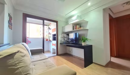 APARTAMENTO DE 2 DORM. COM 59,39 m² ÁREA PRIVATIVA, VAGA DE GARAGEM NO BAIRRO CRISTAL