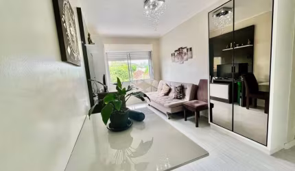 Apartamento 01 dormitório,  com 40 metros privativos, no Jardim Botânico