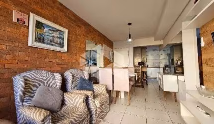 Apartamento de 03 dormitórios, semi-mobiliado, com  garagem
