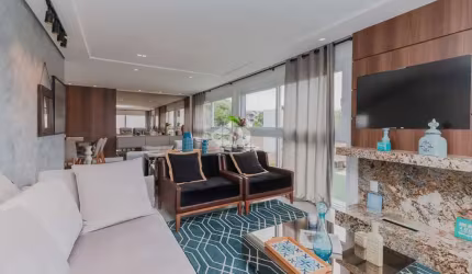 Cobertura nova  mobiliada com vista para o Guaíba