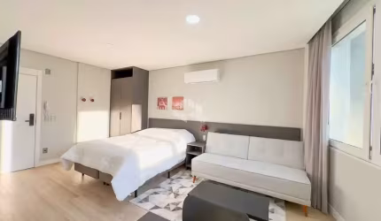 Loft Mobiliado no Centro de Porto Alegre
