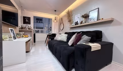 Apartamento 2 dormitórios, varanda, 1 vaga, churrasqueira, aceita financiamento, Bairro Vila Rosa em Novo Hamburgo