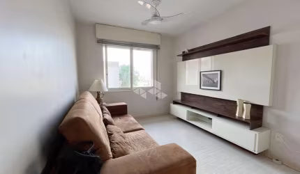 Apartamento mobiliado de 1 quarto e 1 vaga no bairro Bom Fim