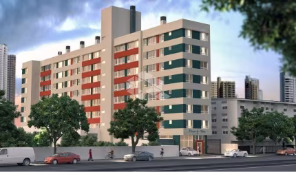 Apartamento 1 suíte, lavabo, 1 vaga, Menino Deus