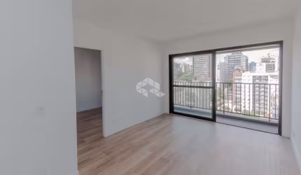 Apartamento 1 dormitórios  com churrasqueira