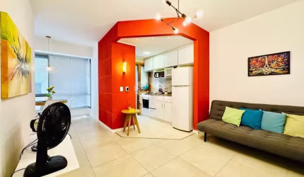 Apartamento 1 dormitório, 1 suíte e 1 vaga, Menino Deus, Porto Alegre.