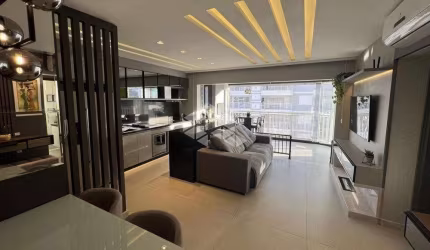 APARTAMENTO SOMIMOBILIADO COM 2 DORMITÓRIOS E AMPLA SACADA
