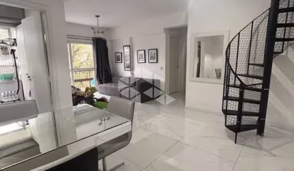 Ampla cobertura com 146m² em andar alto  com 3 dormitórios e 1 vaga.