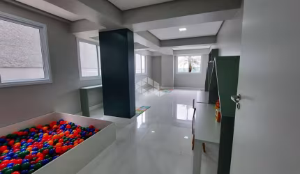 Lindo apartamento com frente norte, 2 dormitórios, salas de estar com terraço e churrasqueira, 1 vaga , elevador, salão de festas e brinquedoteca
