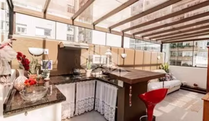 Cobertura de 02 dormitório e 01 vaga com 92m² no bairro Centro Histórico em Poa.