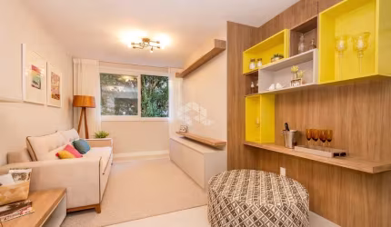 Apartamento à venda, 1 dormitório/quarto e 2 vaga/BOX, no  bairro Três Figueiras em Porto Alegre
