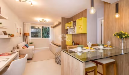 Excelente apartamento NOVO, 1 dormitório suíte, 2 banheiros, 1 vaga/BOX, no Três Figueiras