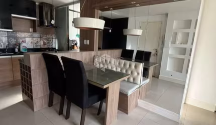 Apartamento 2 quartos semi mobiliado com vaga no bairro Fátima em Canoas
