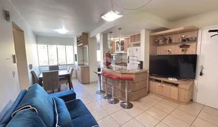APARTAMENTO COM 55,36 m² PRIVATIVOS, 2 DORMITÓRIOS E 1 VAGA NO BAIRRO GUARUJÁ
