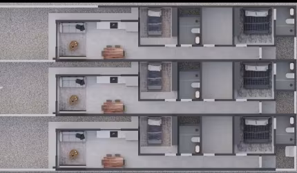 Casa Geminada para Venda em Penha, Armação, 2 dormitórios, 1 suíte, 1 banheiro, 1 vaga