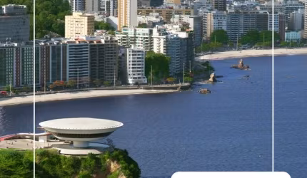 Apartamento Centro de Niterói, 2 quartos, 1 suíte e 1 vaga