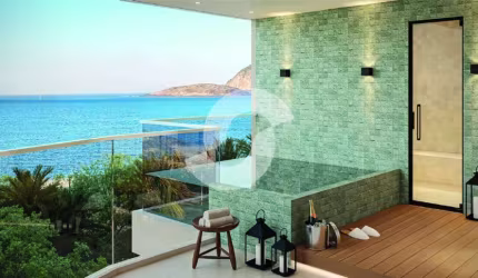 Apartamento frente mar com 4 suíte e 3 vagas em Camboinhas