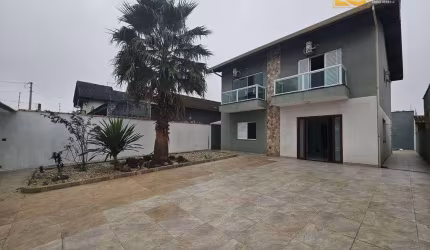 Sobrado 200m do mar com 4 dormitório - Cidade Nova Peruibe - Peruíbe/SP