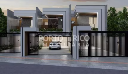 Em construção Sobrado 3 Suítes, Village de Saint Antoine, Bairro Santo Antônio, Joinville-SC