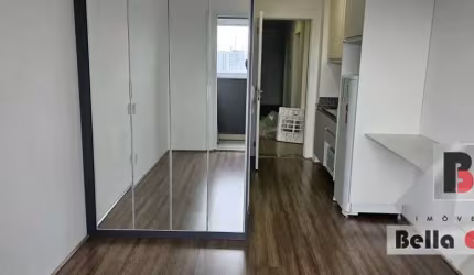 Apartamento/Studio de 25m,  1 dormitório suite ,cozinha com sacada envidraçada