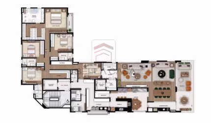 Apartamento para Locação- 1 por andar - Novo- 4 suítes - 5 vagas - Deposito