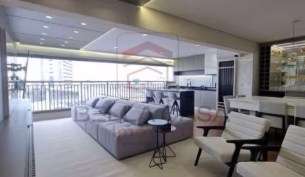 Apartamento a venda / locação High Mooca  com 3 suítes - 159 metros - MOBILIADO