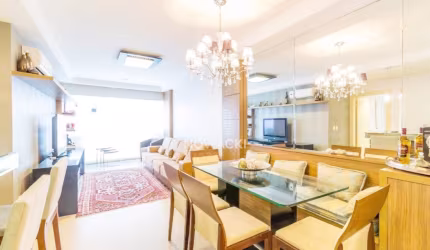APARTAMENTO MOBILIADO FRENTE MAR COM 03 DORMITORIOS - BALNEÁRIO CAMBORIU