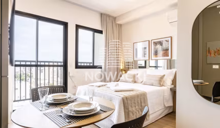 STUDIO MOBILIADO NO CENTRO DE CURITIBA – PRONTO PARA MORAR OU LUCRAR NO AIRBNB