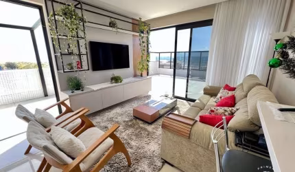 Apartamento 2 Dormitórios com terraço com vista eterna para mar em Tramandaí
