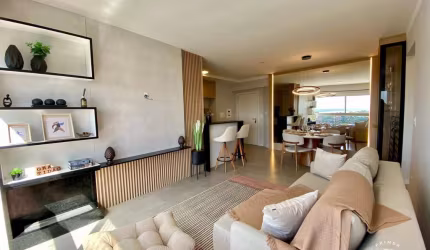 Apartamento finamente mobiliado e decorado com 2 dormitórios em Tramandaí