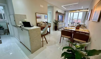 Apartamento 02 Dormitórios mobiliado e decorado no centro de Tramandaí RS