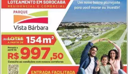 Terreno para Venda em Sorocaba, Parque Vista Barbara