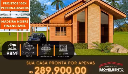 Casa com 3 quartos à venda no Centro, Bento Gonçalves , 98 m2 por R$ 289.900
