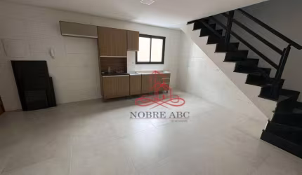 Cobertura com 2 dormitórios para alugar, 90 m² por R$ 2.700,00/mês - Vila Linda - Santo André/SP